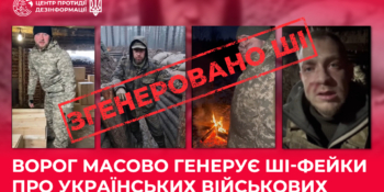Росія масово генерує ШІ-фейки про українських військових, – Центр протидії дезінформації