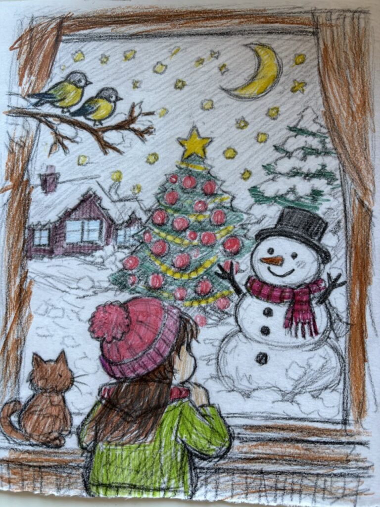 «Що для мене диво взимку?»: діти малюють світ 4