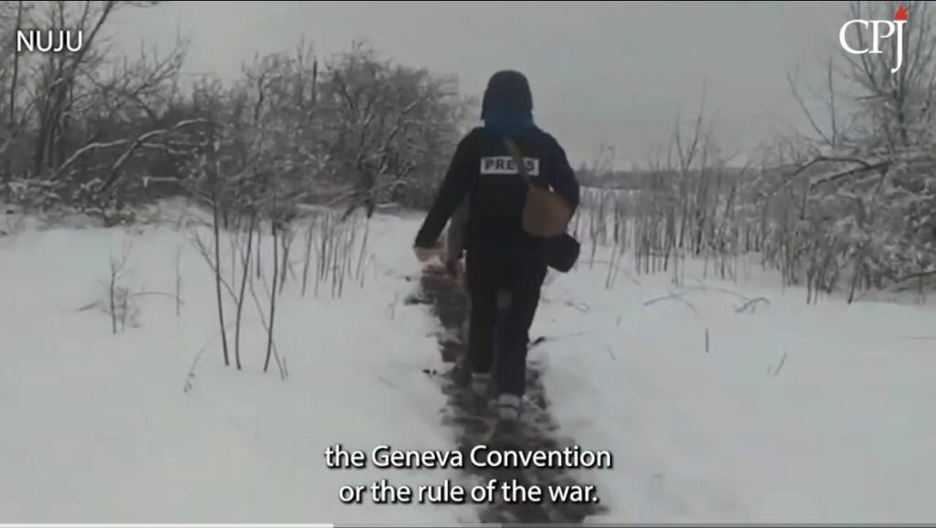 «Небезпечно бути журналістом у зоні вбивств», — Ліна Кущ у відео CPJ