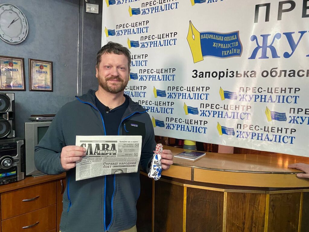 «Вражає ваша незламність»: американський благодійник Джерад Малоун зустрівся в коворкінгу Запорізького ЦЖС з журналістами 7