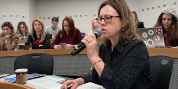 Ліна Кущ розповіла в Гарварді про цивільних полонених жінок та ув’язнених журналісток