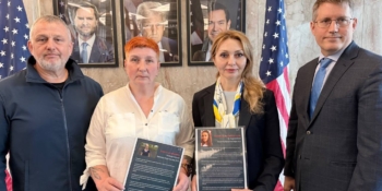 Українська журналістка Світлана Залізецька розповіла в Держдепартаменті США про полонених колег