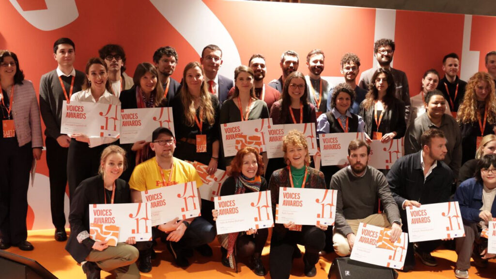 Центри журналістської солідарності НСЖУ здобули Премію свободи медіа Європейського фестивалю журналістики Voices 3