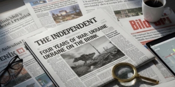«Чотири роки війни. Триматися. Ще» — або на чому в Україні робили акценти світові медіа минулого тижня