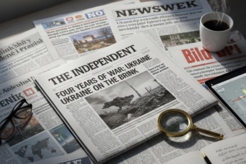 «Чотири роки війни. Триматися. Ще» — або на чому в Україні робили акценти світові медіа минулого тижня