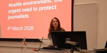 «Убити журналіста можна, повідомлення – ні»: про що говорила керівниця CPJ у Лондоні