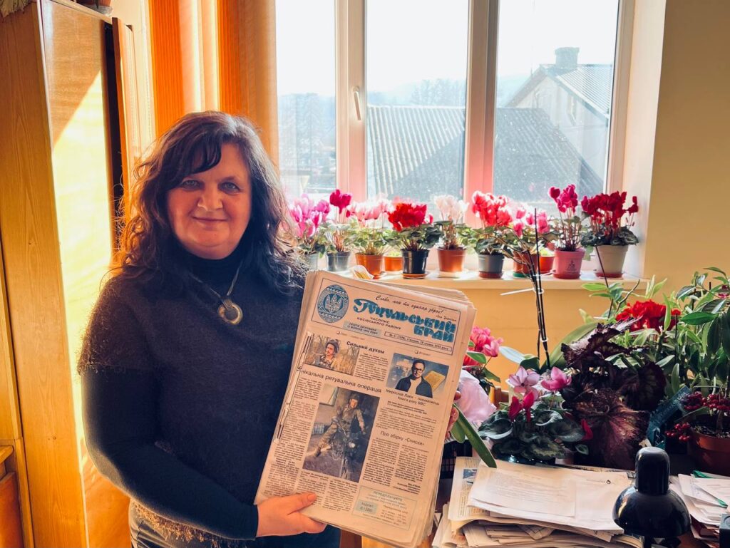 «Газета – це абонемент в історію», – Аліса Мудрицька, редакторка газети «Гуцульський край», членкиня НСЖУ 9