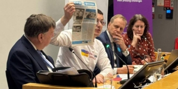 «Якщо незалежна журналістика виживе у війні – виживе й правда», – Сергій Томіленко на форумі свободи медіа у Лондоні 19 «Якщо незалежна журналістика виживе у війні – виживе й правда», – Сергій Томіленко на форумі свободи медіа у Лондоні