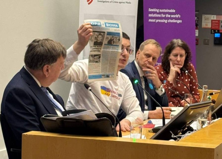 «Якщо незалежна журналістика виживе у війні – виживе й правда», – Сергій Томіленко на форумі свободи медіа у Лондоні