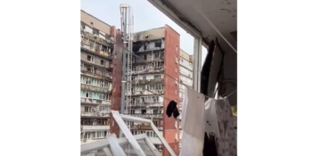 Атака на Дніпро: житло медійниці зазнало ушкоджень