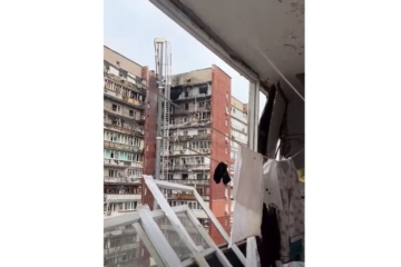 Атака на Дніпро: житло медійниці зазнало ушкоджень