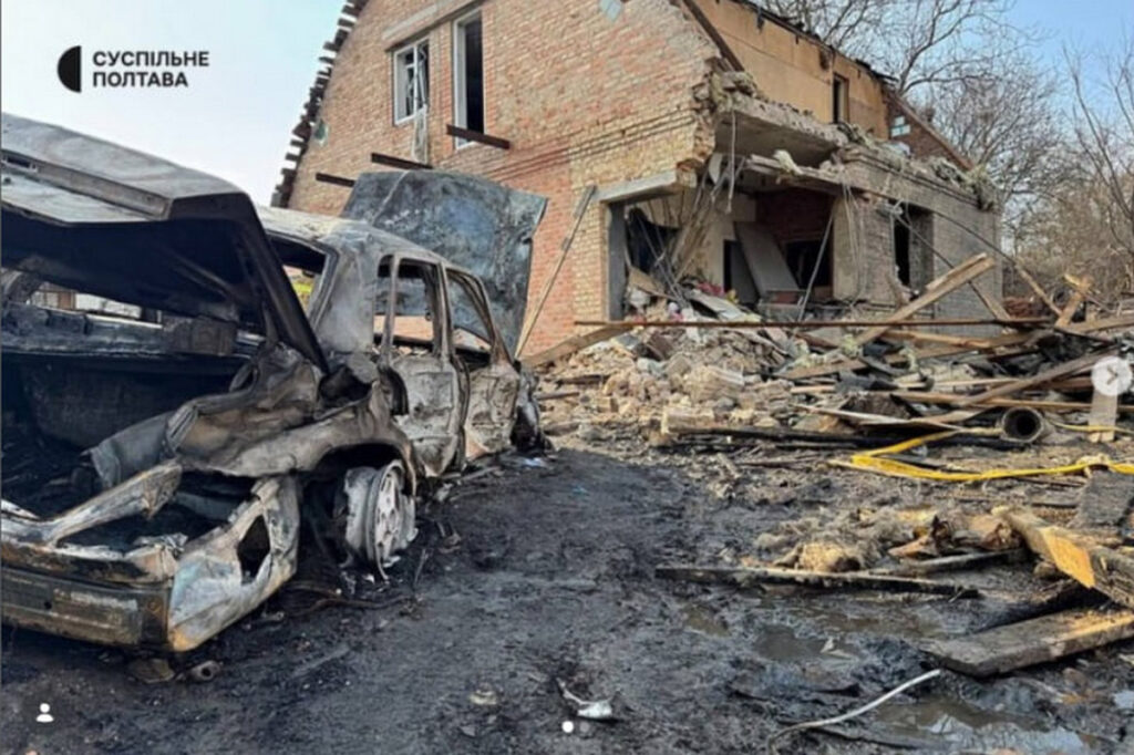 Полтавських блогерів хейтять в соцмережах через допис про зруйнований ударом шахеда дім