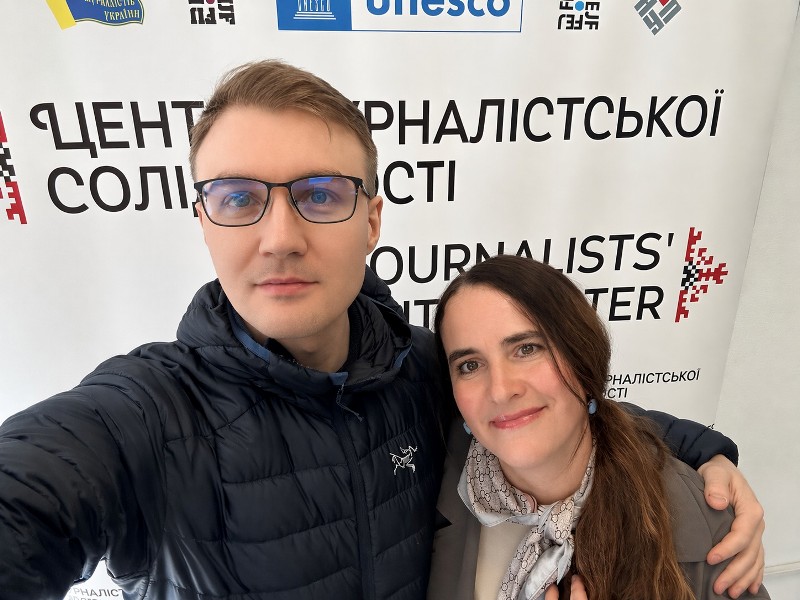 Канадський журналіст відвідав Дніпровський центр журналістської солідарності НСЖУ 4