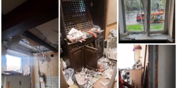 У Дніпрі внаслідок масованої атаки постраждало житло журналіста Владислава Малька