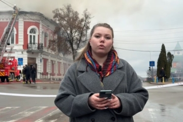 Знімальна група телеканалу «Прилуки» опинилась в епіцентрі атаки дронів