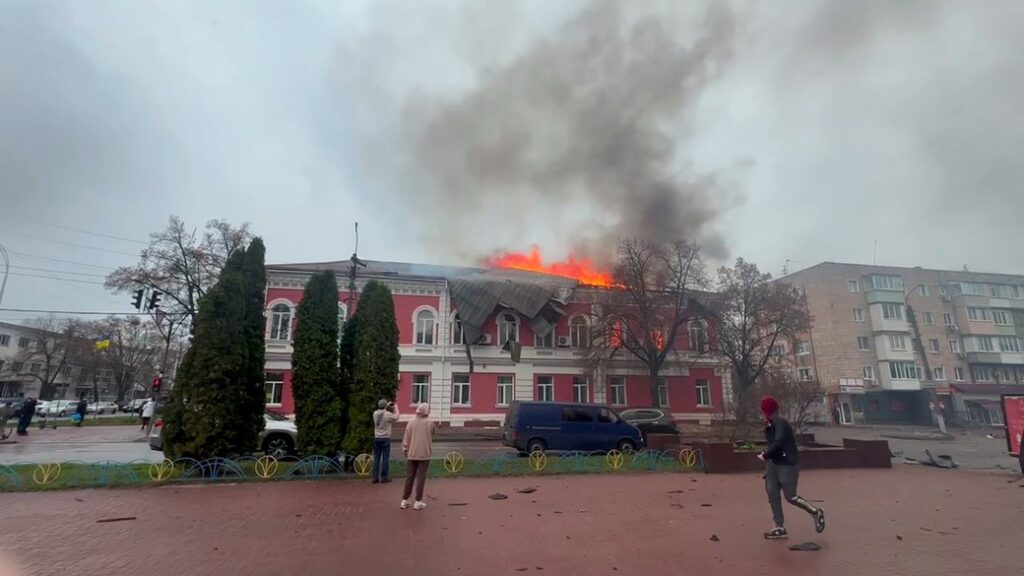 Знімальна група телеканалу «Прилуки» опинилась в епіцентрі атаки дронів 1