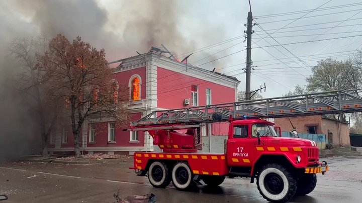 Знімальна група телеканалу «Прилуки» опинилась в епіцентрі атаки дронів 2