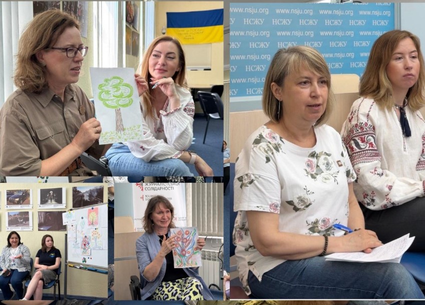 Зупинитися, щоб переосмислити навантаження: у Києві відбулася зустріч групи підтримки для медійників 17 Зупинитися, щоб переосмислити навантаження: у Києві відбулася зустріч групи підтримки для медійників