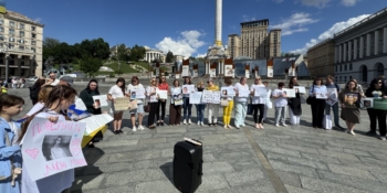 Україною пройшла хвиля акцій на підтримку цивільних жінок у російському полоні 19 Україною пройшла хвиля акцій на підтримку цивільних жінок у російському полоні