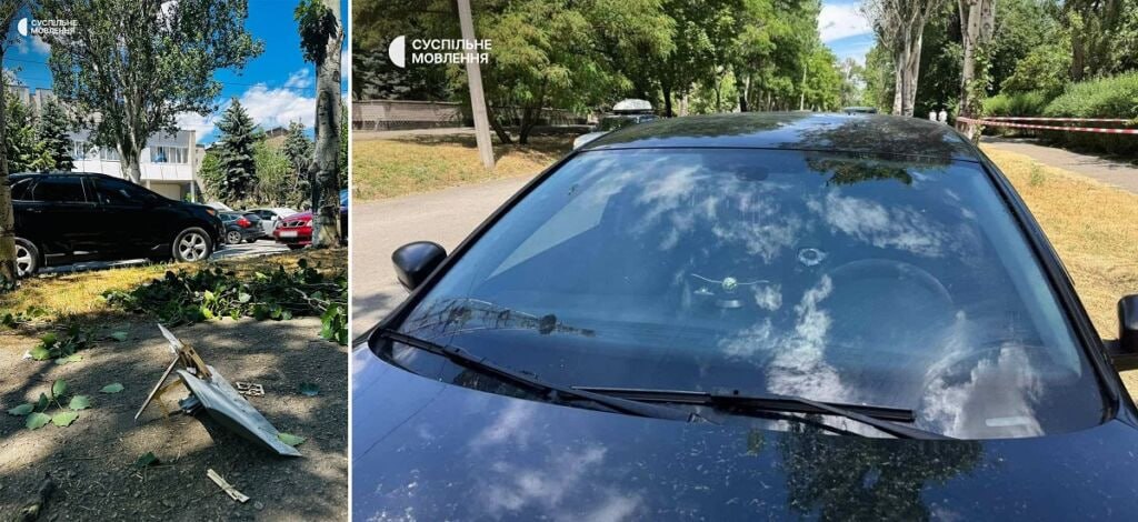 Обстріл Запоріжжя: журналісти «Суспільного» опинилися в епіцентрі вибуху, дві «молнії» влучили на територію філії 1