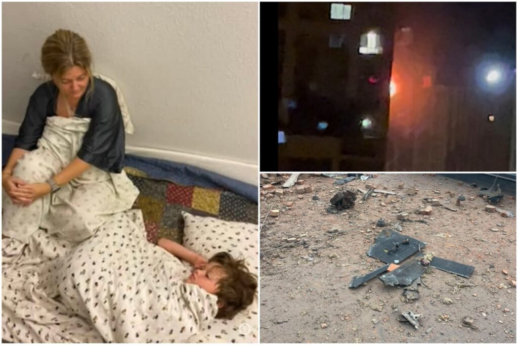 Російський дрон влучив у дах будинку Світлани Березівської