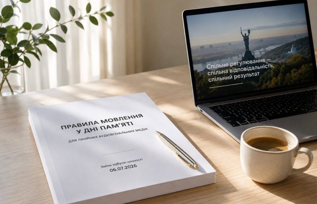 Для лінійних аудіовізуальних медіа набули чинності оновлені Правила мовлення у дні пам’яті