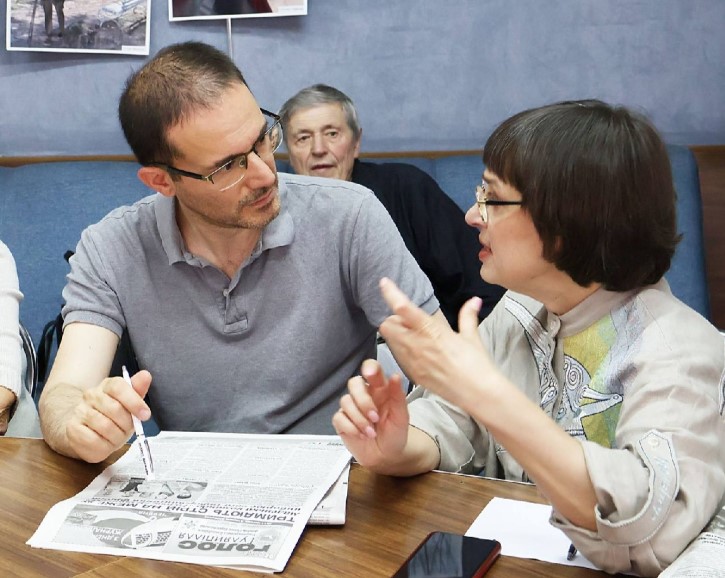 Італійський  журналіст Крістіан Еккер: « Я би не зміг без допомоги ЦЖС готувати свої репортажі в Україні» 8