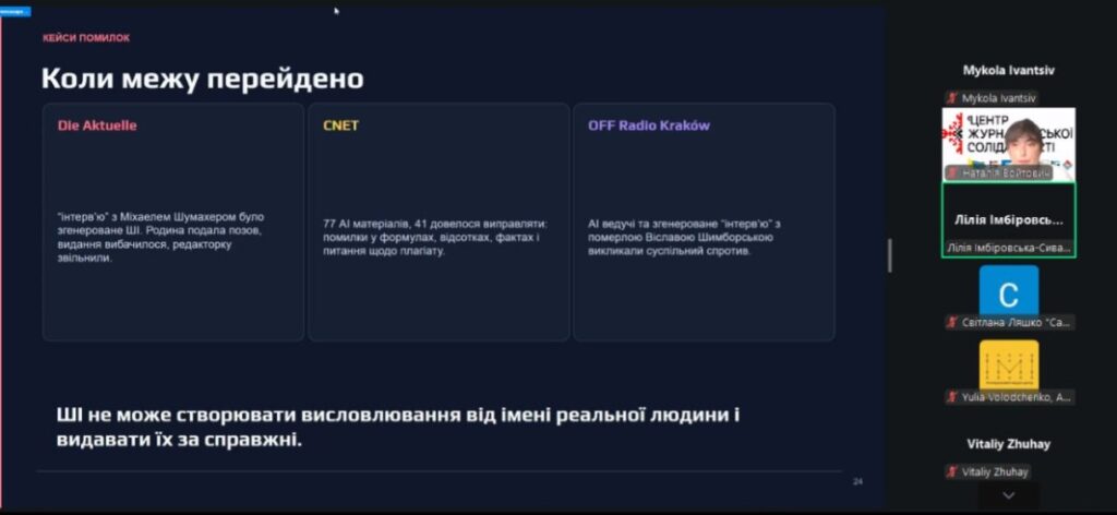 Інструкція з виживання в епоху ШІ: львівські редакції вивчали, як використовувати нейромережі без етичних ризиків 3