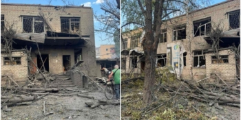 Російський авіаудар пошкодив редакцію «Вістей» і знищив історичний «Друкарський двір» у Слов’янську 23 Російський авіаудар пошкодив редакцію «Вістей» і знищив історичний «Друкарський двір» у Слов’янську