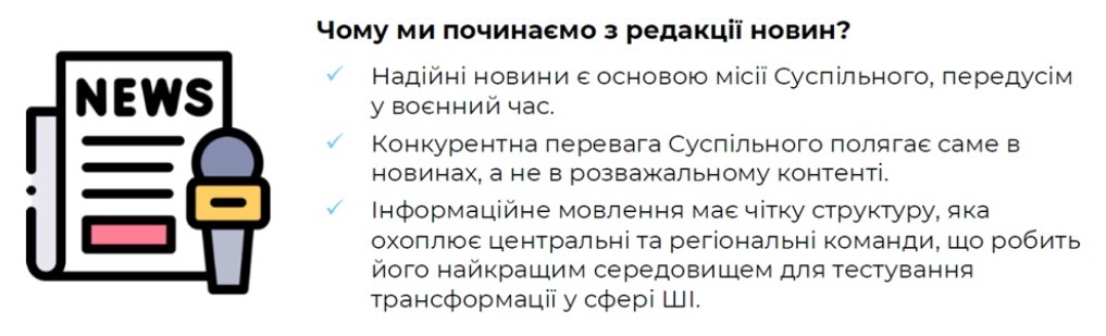 Людина контролює процес: Суспільне затвердило ШІ-стратегію на два роки 18 Людина контролює процес: Суспільне затвердило ШІ-стратегію на два роки 1