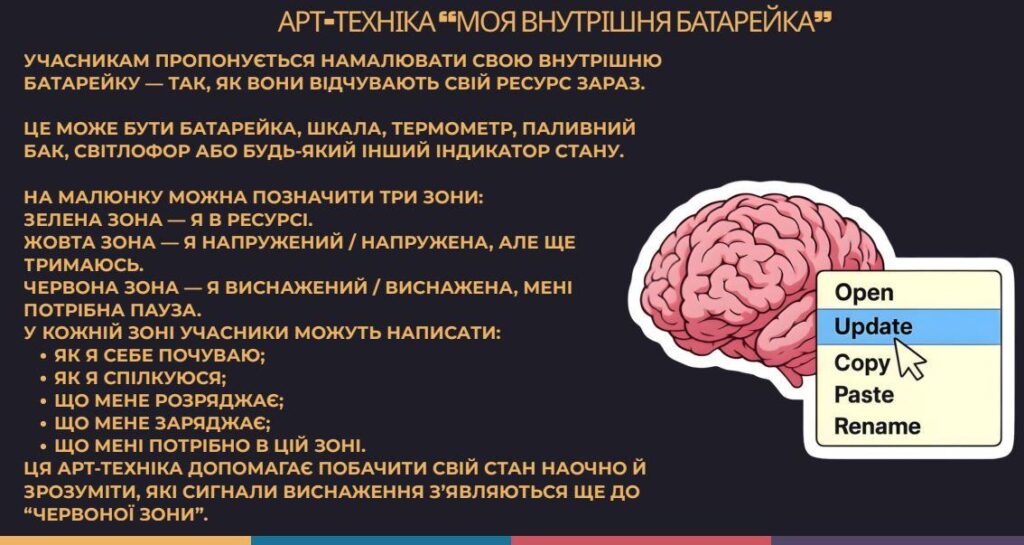 Не лише триматися, а й жити: про психологічну підтримку в часи виснаження 3 Не лише триматися, а й жити: про психологічну підтримку в часи виснаження 2